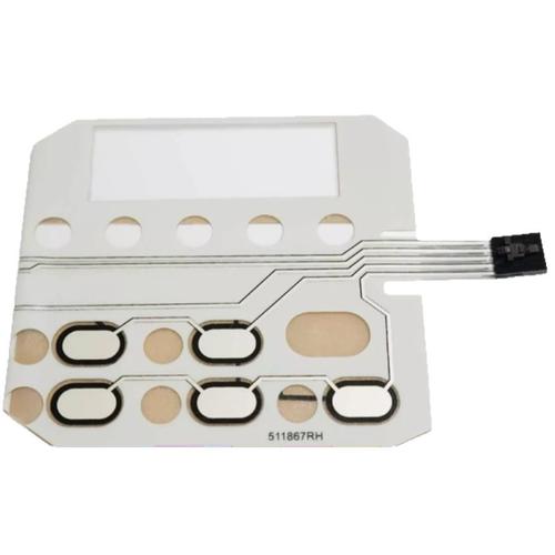 511867rh薄膜开关pvc面贴厂家开关按键触摸板快速出样品
